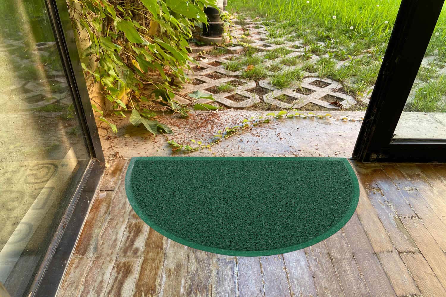 Felpudo Villena Rizo 45x75, varios colores y formas base antideslizante