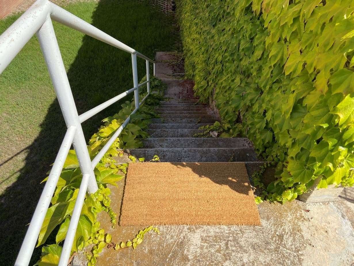 Felpudo de coco 70x40 base antideslizante, varios tamaños y formas