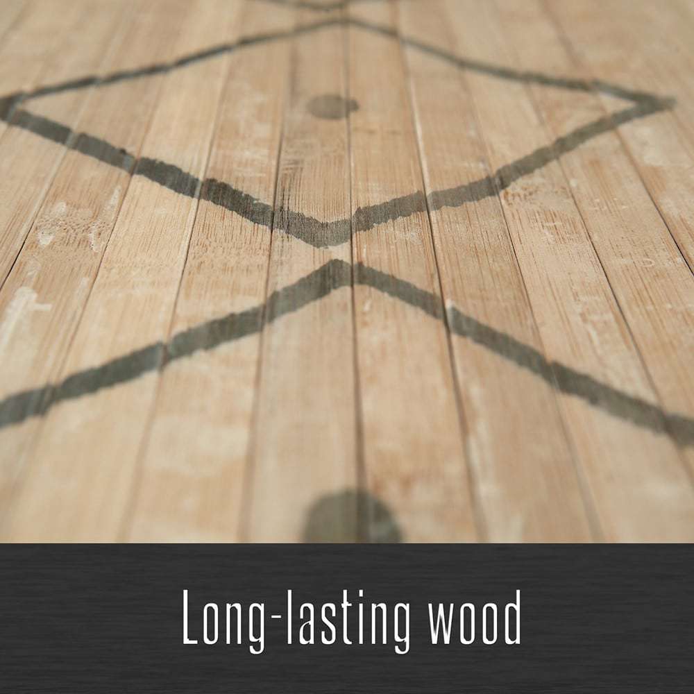 Alfombra Bambú Uganda, para interior o exterior, base antideslizante, varios tamaños