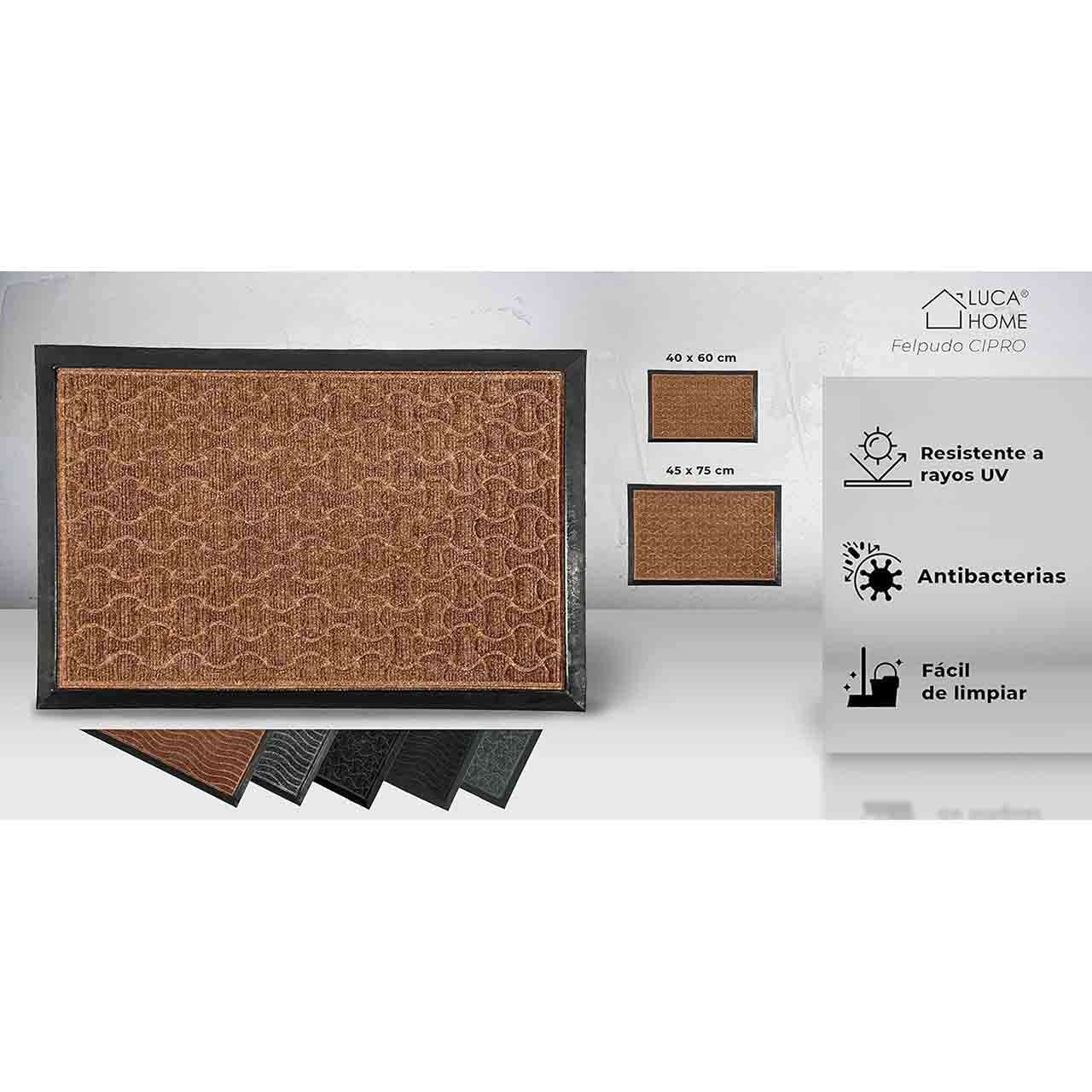 felpudo cipro con varios tamaños y colores