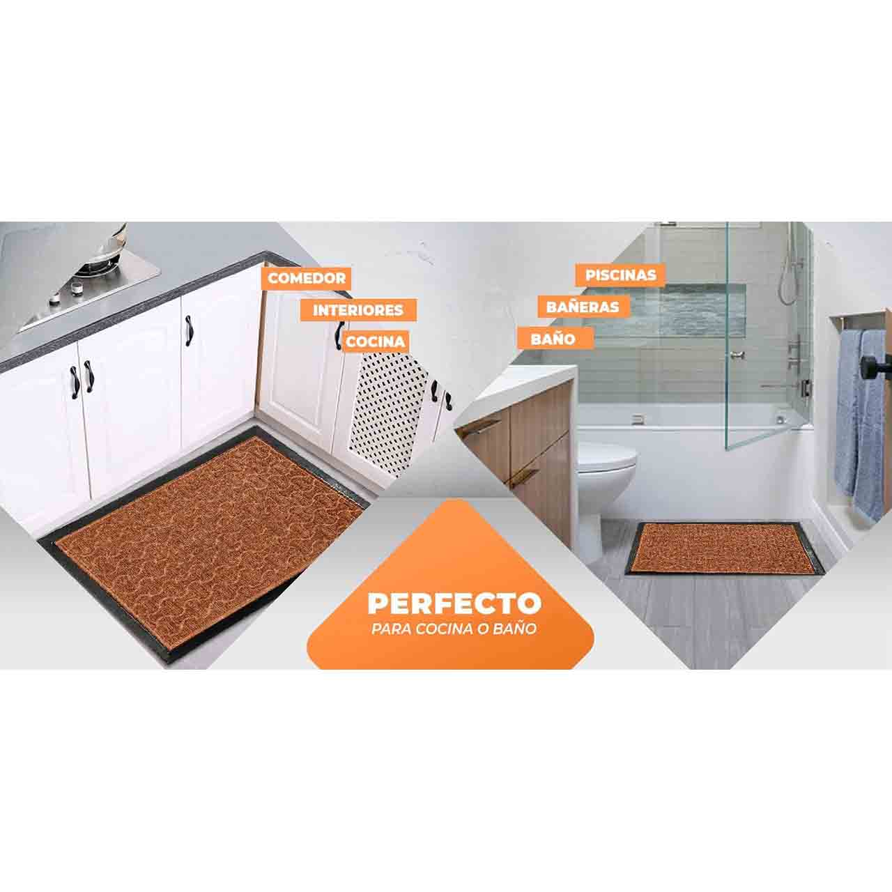 felpudo para interiores de casa de poliester