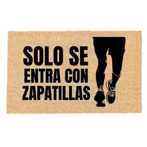 Felpudo de coco dibujo Solo Zapatillas 33x60 | Luca Home