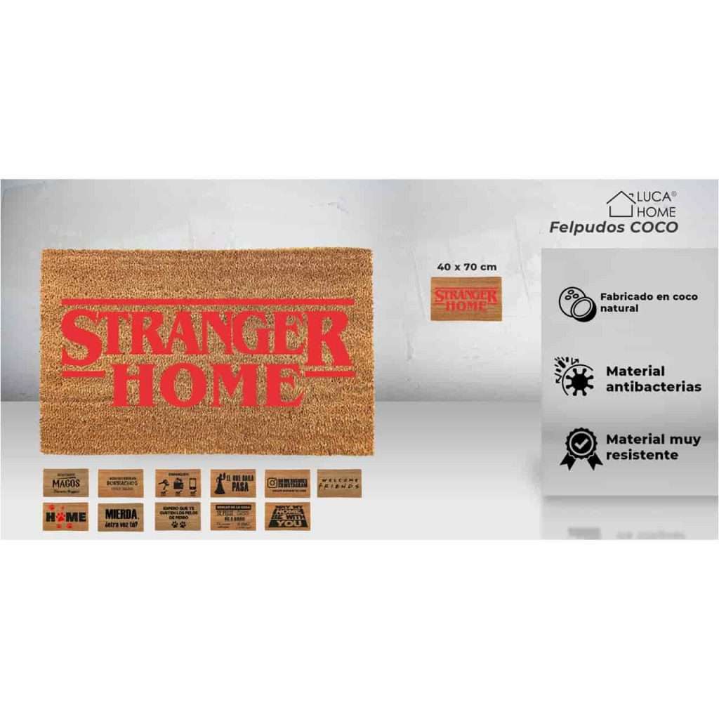 Felpudo de coco antideslizante 40x70 – Stranger Home - Imagen 2