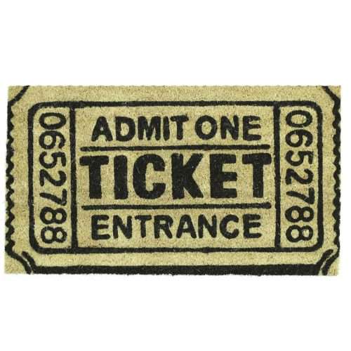 Felpudo de coco antideslizante 40x70 - Ticket