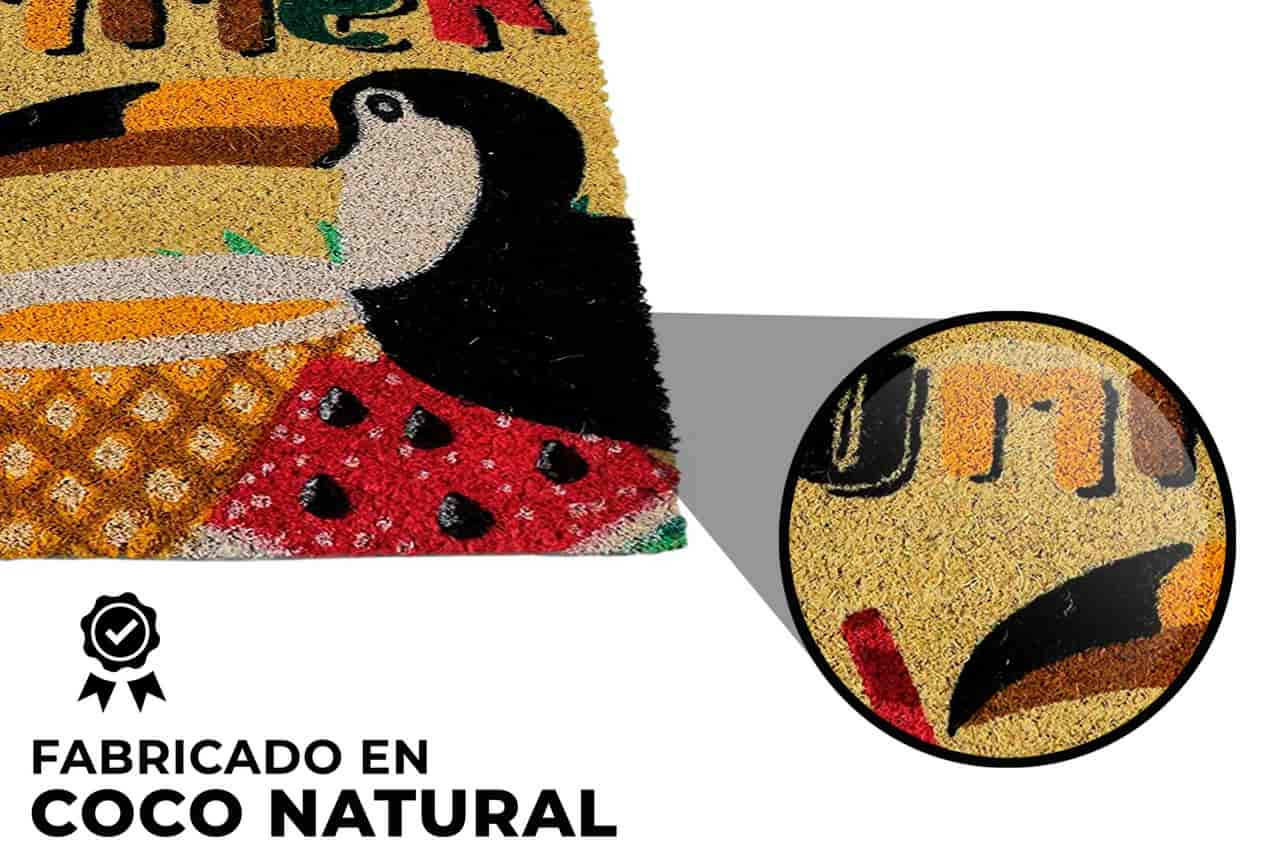 Felpudo de coco antideslizante 40x70 - Hello Summer - Imagen 3