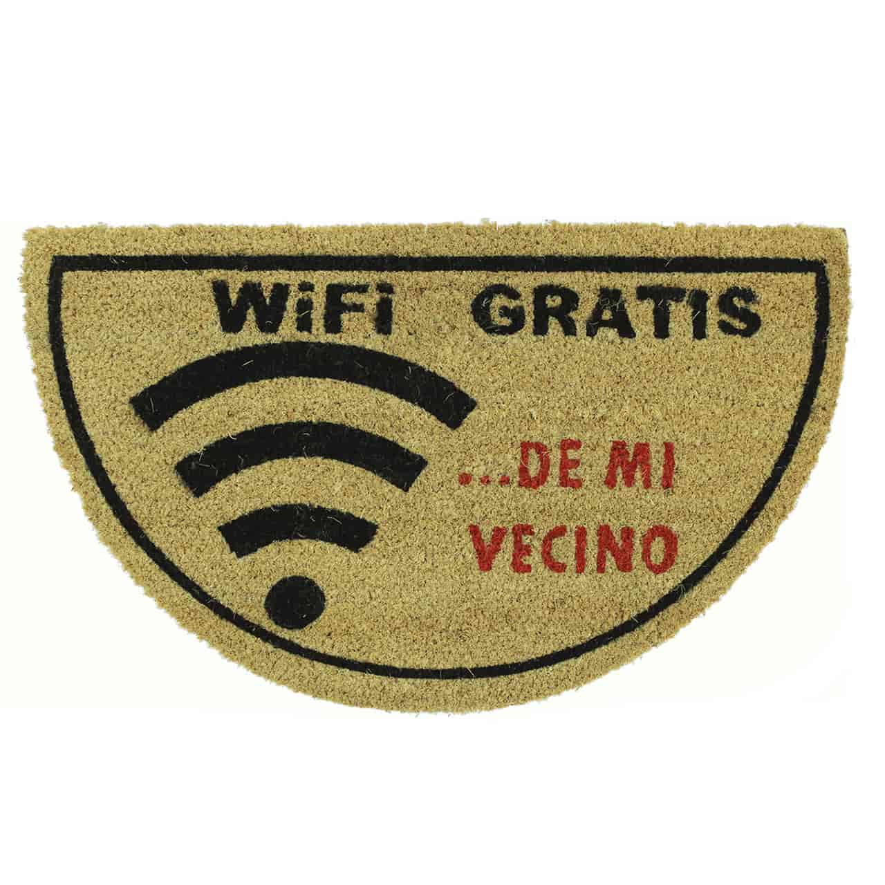 Felpudo de coco antideslizante 40x70 - Wifi gratis